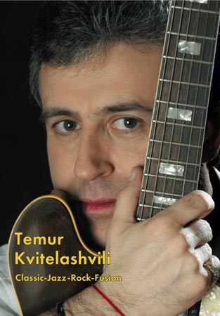 Prominent Georgian virtuoso guitarist TEMUR KVITELASHVILI has performed for friends in Yerevan