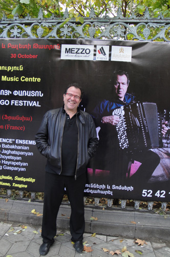 Richard Galliano and Cadence Ensemble gave a remarkable concert at the Yerevan Opera House